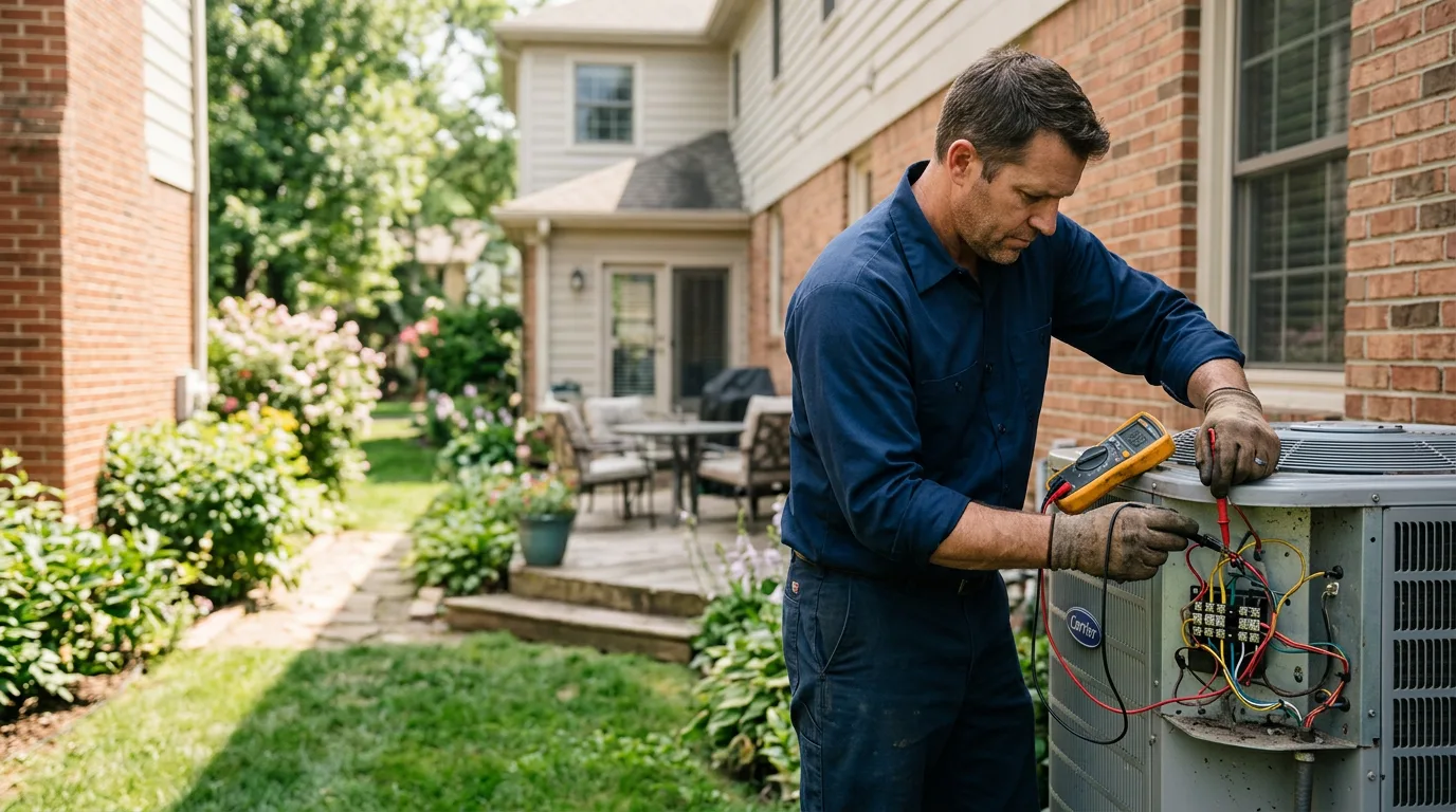 HVAC technician working near Suamico, WI